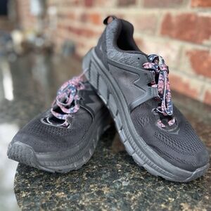 Hoka One One Gaviota 2 Sneakers Men 10 Running Shoes Black Athletic Trainers